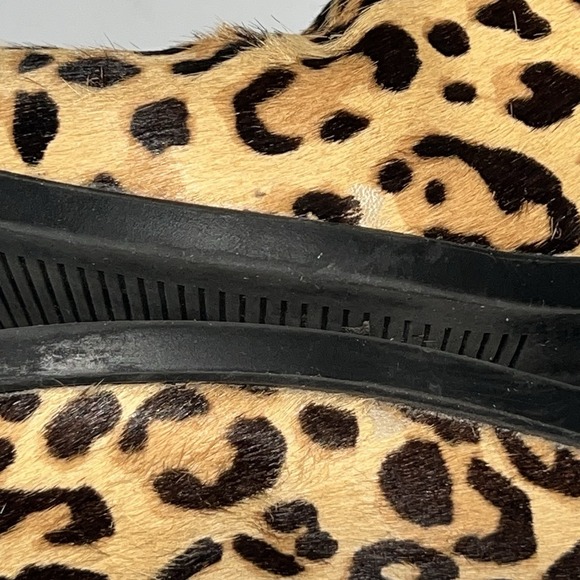 Steve Madden Womens Ankle Boots 7.5 Leopard Print Jerry Calf Hair Pull On Boots - Picture 10 of 10